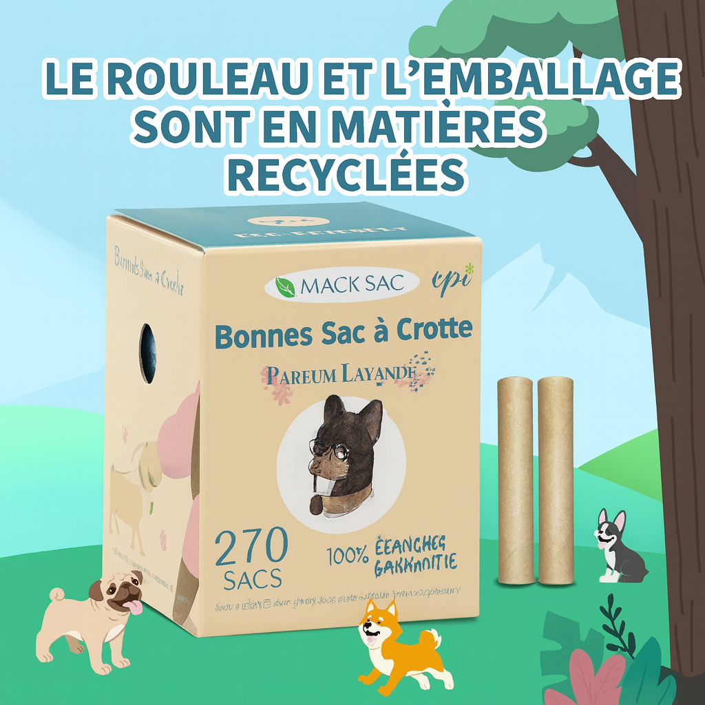 Sacs à déjections biodégradables